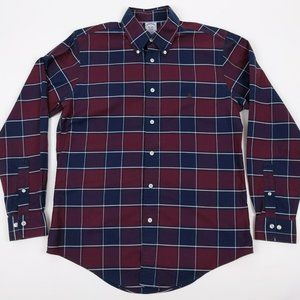 BROOKS BROTHERS Men's Medium Regent Maroon Shirt